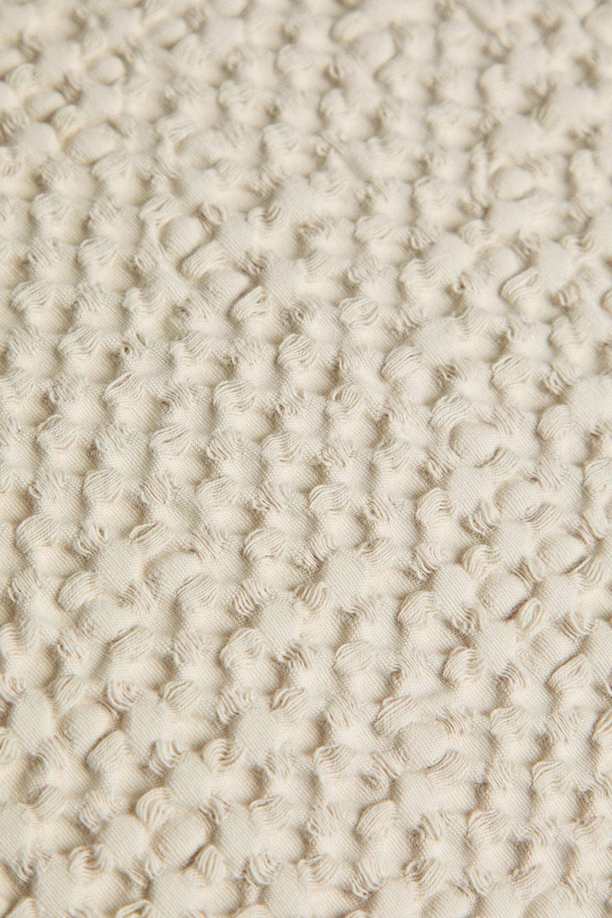 WAFFLE-KNIT THROW PILLOW COVER